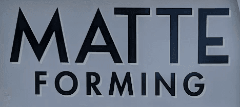 Matte Forming logo
